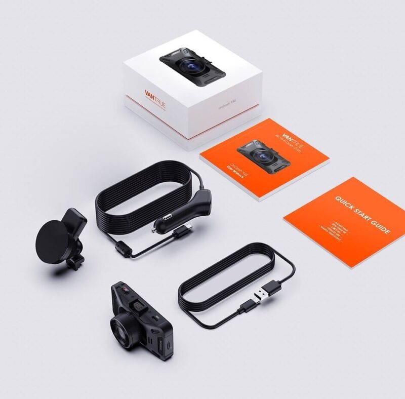Dashcam Vantrue X4S 4K  aukštos raiškos vaizdo įrašai