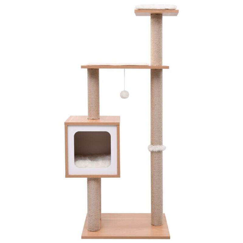 Draskyklė katėms su kilimėliu iš sizalio, 123cm - Image 4