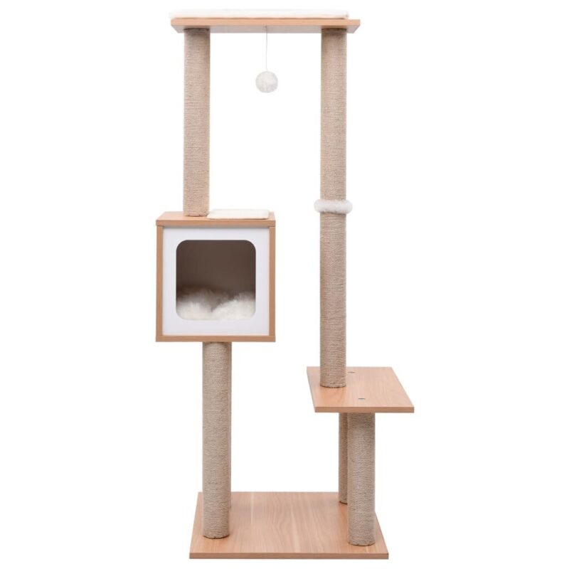 Draskyklė katėms su kilimėliu iš sizalio, 129cm - Image 4