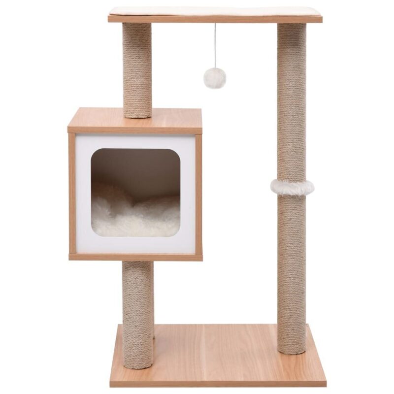 Draskyklė katėms su kilimėliu iš sizalio, 82cm - Image 3