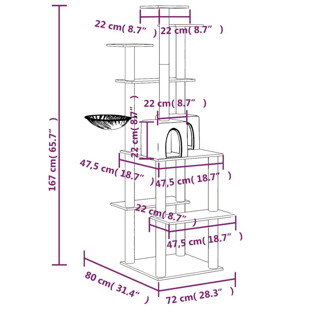 draskyklekatemssustovaisissizaliovidaxl3d533atsiliepimaireference belsilt Draskyklė katėms šviesiai pilka 167 cm iš sizalio | Belsilt