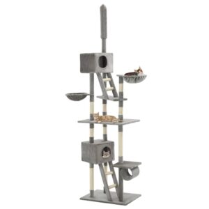 Draskyklė katėms iš sizalio 230-260cm, pilka – Belsi.lt