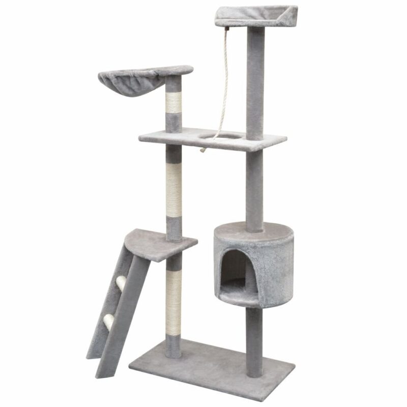 Draskyklė namelis katėms 150 cm – tvirtas ir patogus