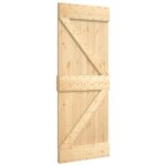 Durys vidaXL, 85x210 cm, Ruda