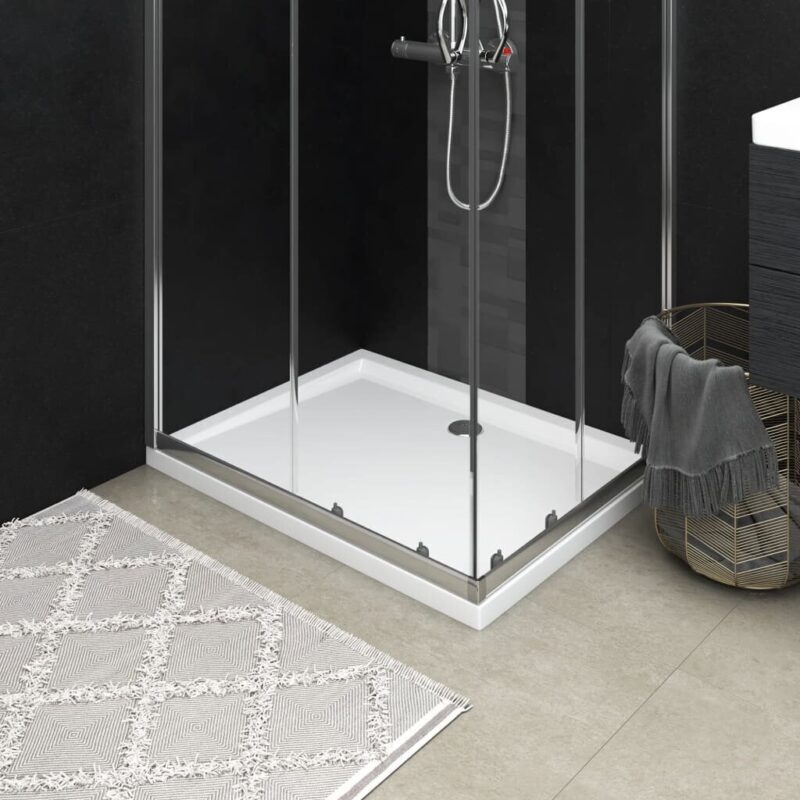 Stačiakampis dušo padėklas 70x90cm ABS  patvarus ir modernus