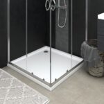 Dušo padėklas 90x90cm ABS kvadratinis  patvarus ir modernus