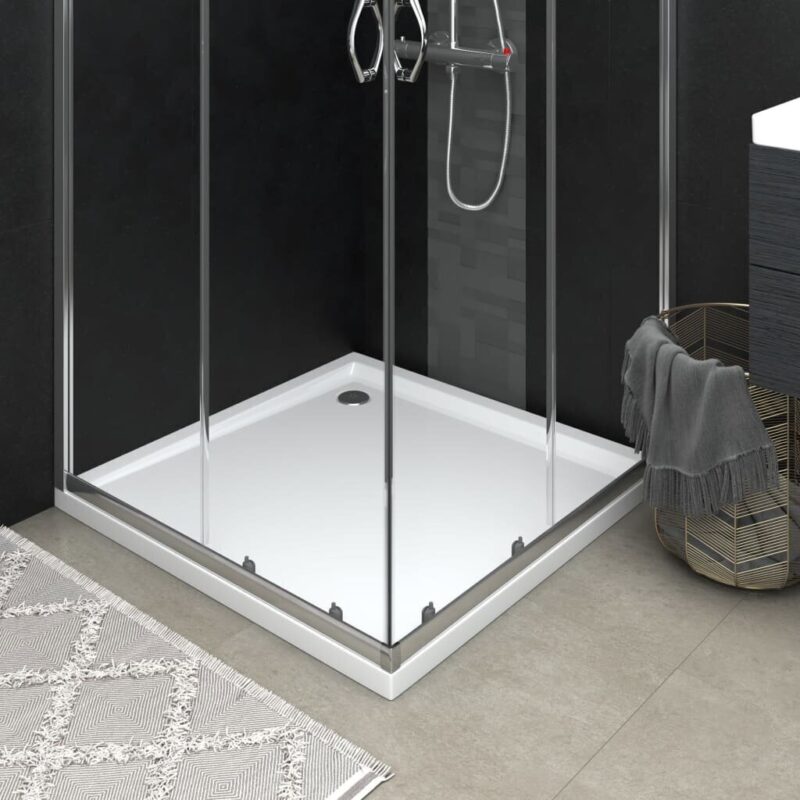 Dušo padėklas 90x90cm ABS kvadratinis  patvarus ir modernus