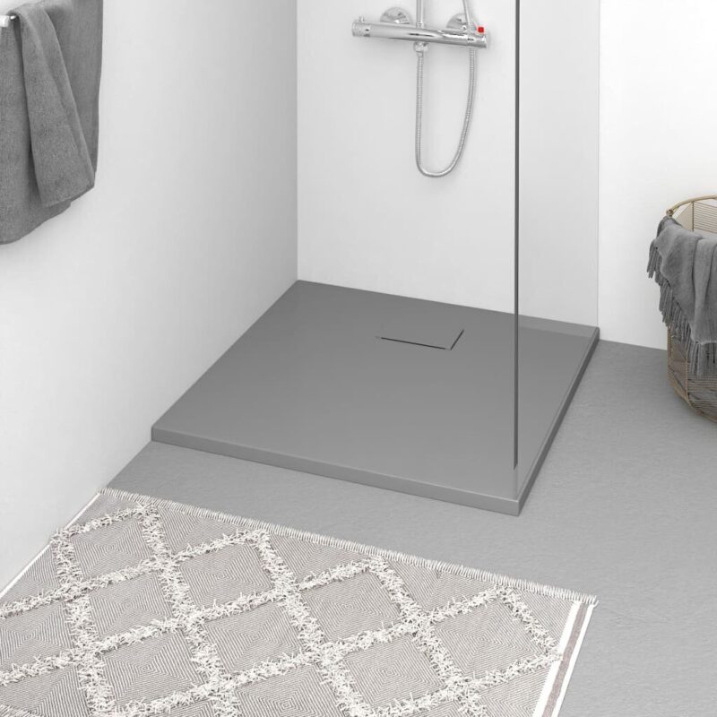 Dušo padėklas 90x90cm su neslidžia skalūno danga  patvarus ir saugus