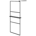 Dušo sienelė vidaXL 80×195 cm  tvirta ir stilinga