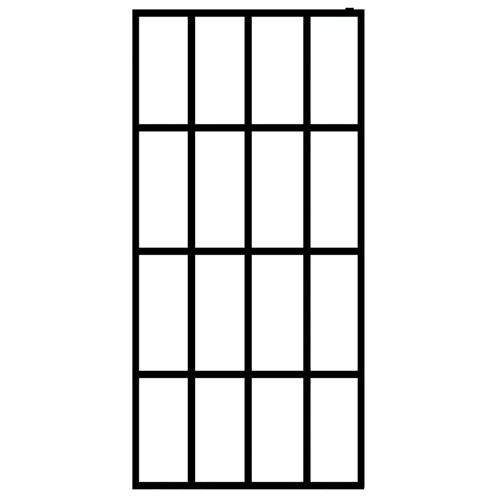 dusosienelevidaxl90x195cm9102finternetureference belsilt Dušo sienelė vidaXL 90x195 cm iš ESG stiklo su lentyna