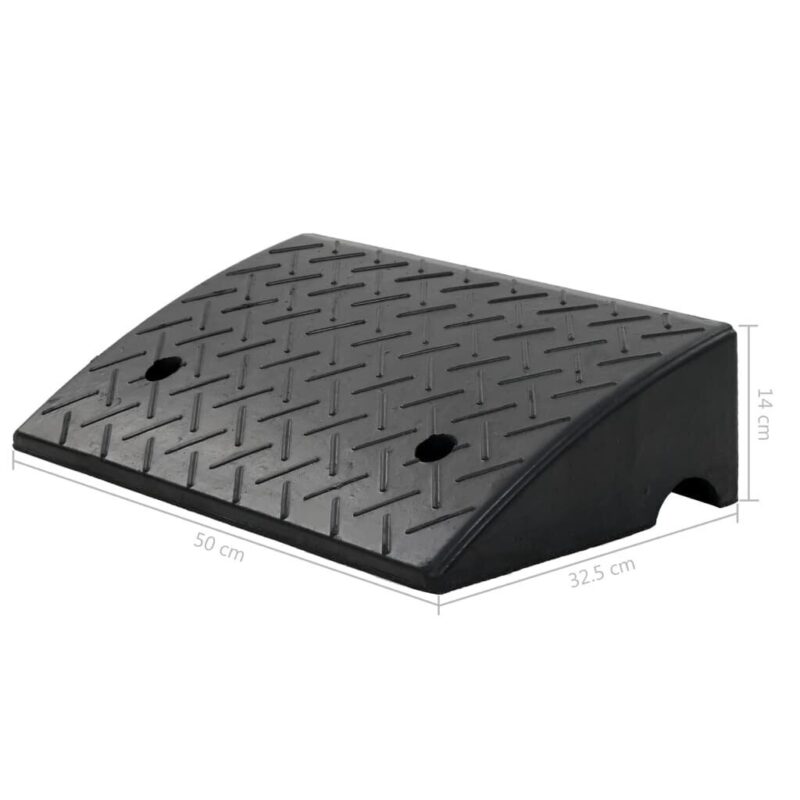 Guminė užvažiavimo rampa 50×325×14 cm  patvari ir saugi