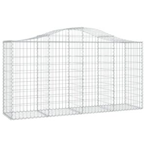 Išlenkti gabiono krepšiai 200x50x100120cm 7 vnt  Belsilt