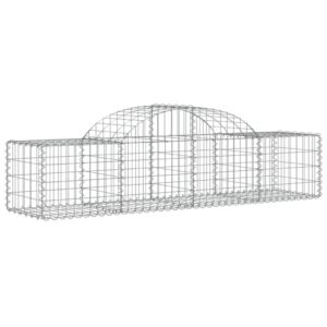 Išlenkti gabiono krepšiai vidaXL 200x50x40/60 cm – Belsi.lt