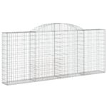 Išlenkti gabiono krepšiai vidaXL 300x30x120140cm   belsilt