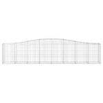 Išlenkti gabiono krepšiai vidaXL 400x50x80100cm  patvarūs sodo užtva