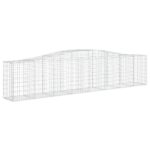 islenktigabionokrepsiaividaxl400x50x80100cmcopyofacc96reference belsilt Išlenkti gabiono krepšiai vidaXL 400x50x80100 cm belsilt