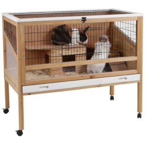 Kerbl Mažų gyvūnų narvas Indoor Deluxe, 115 x 60 x 92,5 cm, mediena