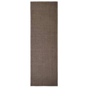 Kilimėlis draskymo stulpui vidaXL rudas 80x250 cm