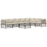 Lauko baldų komplektas vidaXL  patvarus stilingas modulinis rinkinys