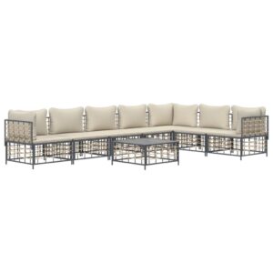 Lauko baldų komplektas vidaXL  patvarus stilingas modulinis rinkinys