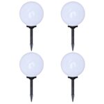 Lauko LED šviestuvai 4 vnt 30 cm su kuoliukais | Belsilt