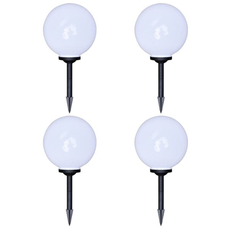 Lauko LED šviestuvai 4 vnt 30 cm su kuoliukais | Belsilt