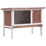 Lauko medinis narvas triušiams 1 aukštas  patvarus ir saugus