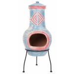 Laužavietė RedFire Colima, molis, mėlyna/raudona, 86031