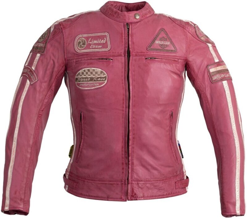 Moteriška odinė moto striukė W-TEC Sheawen Lady Pink - XS