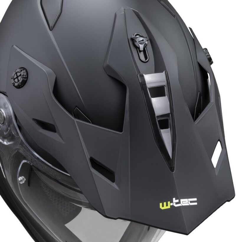 Moto šalmas W-TEC V331 PR - Matt Black S(55-56) - Image 4