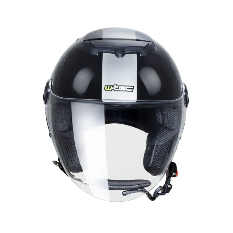 Moto šalmas W-TEC YM-617 - juodas matinis XS - Image 13