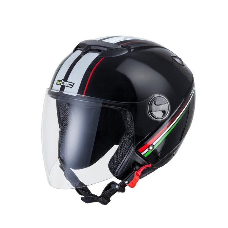 Moto šalmas W-TEC YM-617 - juodas matinis XS - Image 4