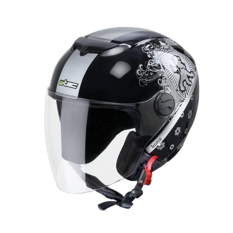 Moto šalmas W-TEC YM-617 - juodas matinis L - Image 3