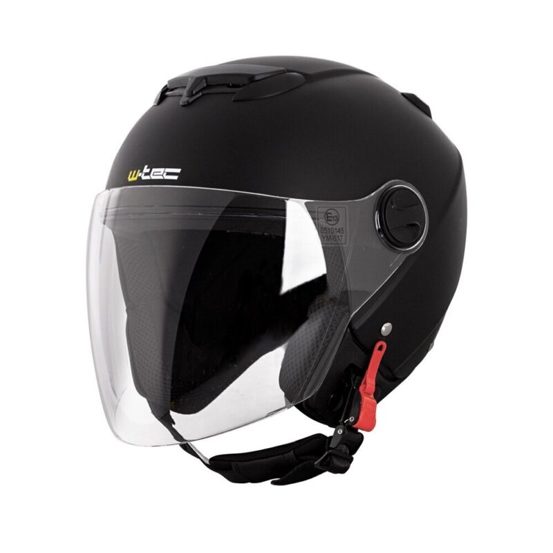 Moto šalmas W-TEC YM-617 - juodas matinis L