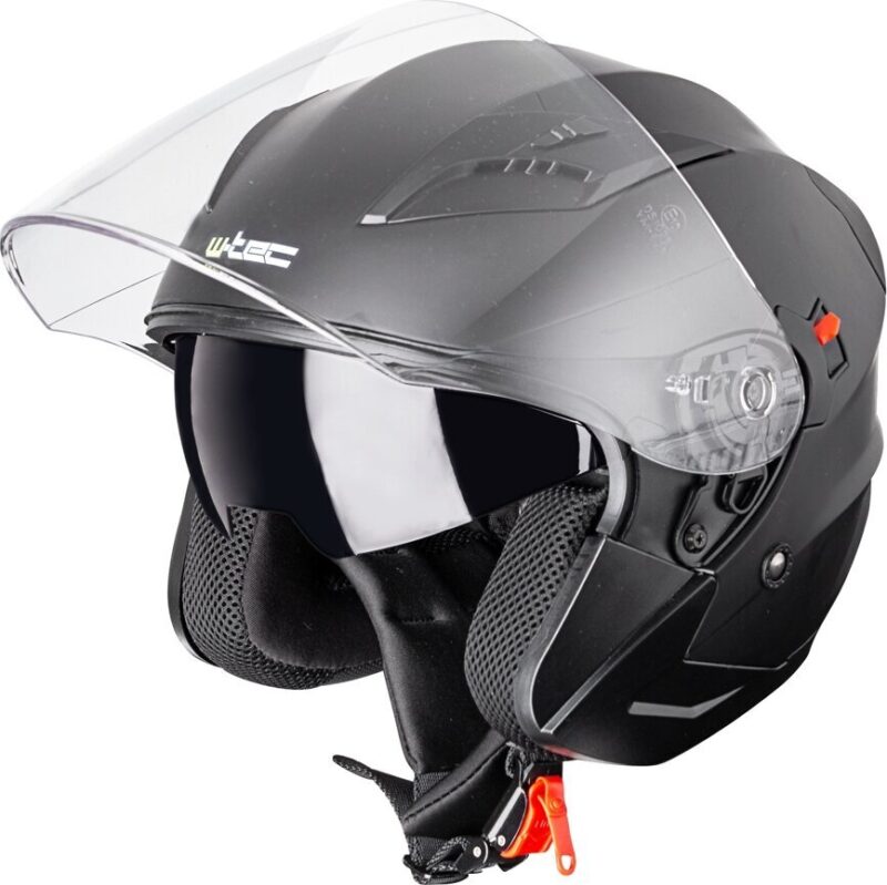 Moto šalmas W-TEC YM-627 - Pure Matt Black XS (53-54)