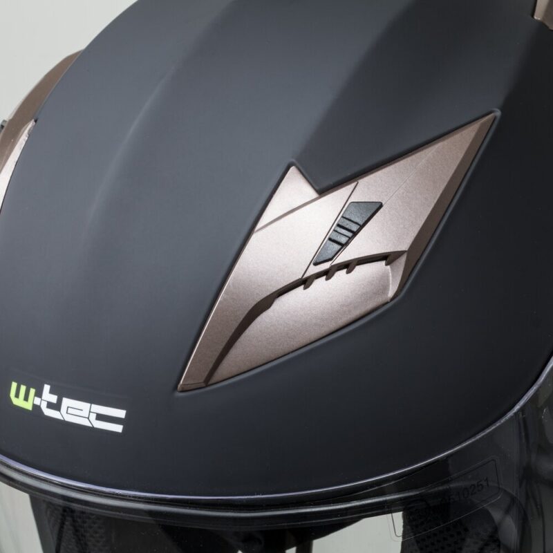 Moto šalmas W-TEC YM-627 - Pure Matt Black XS (53-54) - Image 8