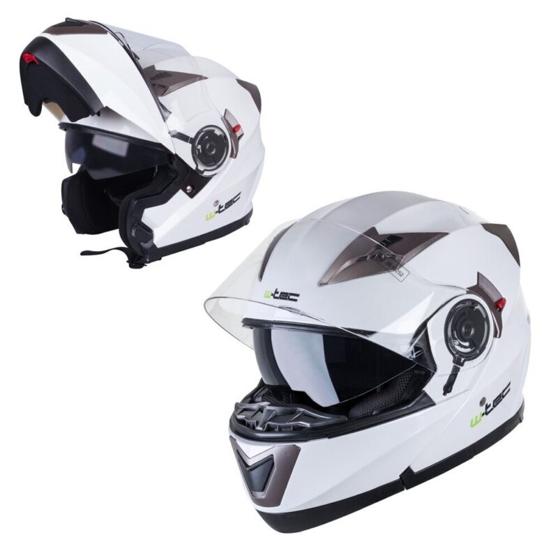 Moto šalmas W-TEC YM-925 - juodas matinis XXL - Image 11