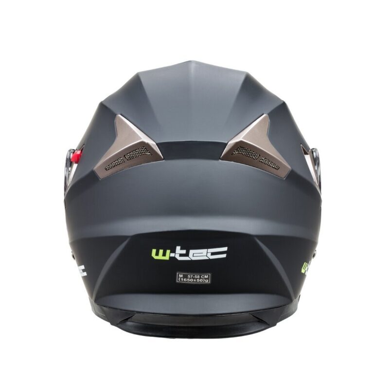 Moto šalmas W-TEC YM-925 - juodas matinis XXL - Image 3