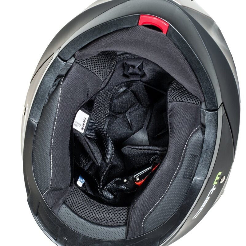 Moto šalmas W-TEC YM-925 - juodas matinis XXL - Image 5