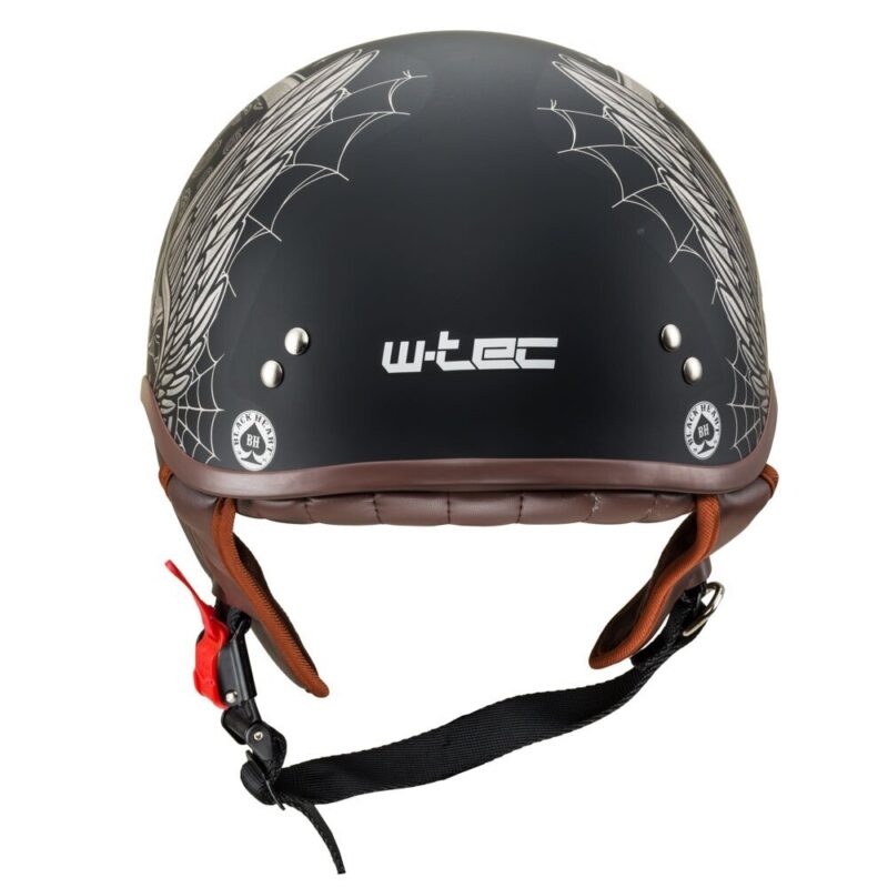 Motociklininko šalmas W-TEC Black Heart Longroad - Wings Skull S(55-56) - Image 2