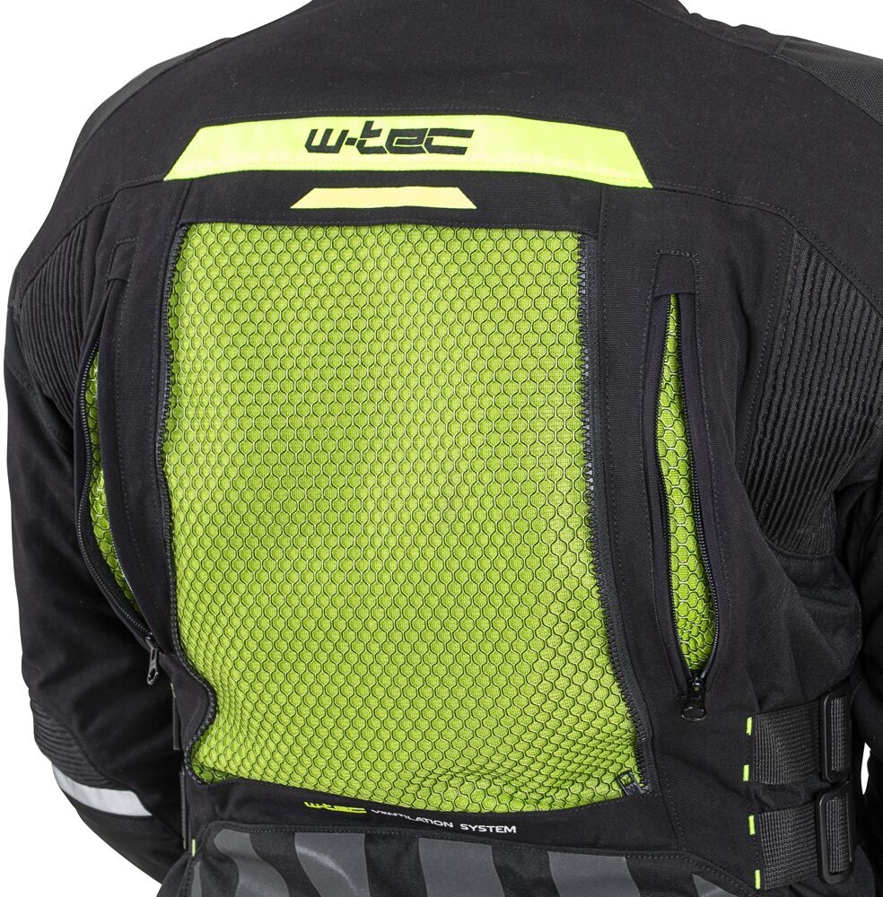 motociklininkostriukewtecaircrossblackfluod460f54d4cec563dc98ebc06370af277reference belsilt Motociklininko striukė W TEC Aircross Black Fluo Yellow 3XL