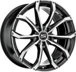 msw48glossblackfullpolished75r17reference  belsilt Msw 48 Gloss black pilnai poliruoti ratlankiai 75R17 5X118