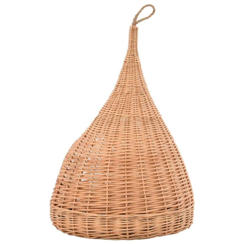 Namelis katėms su pagalvėle, 40x60cm, natūralus gluosnis, tipis - Image 5