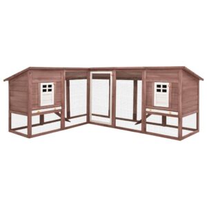 Narvas triušiams su bėgiojimo zona ir dviem nameliais | Belsilt