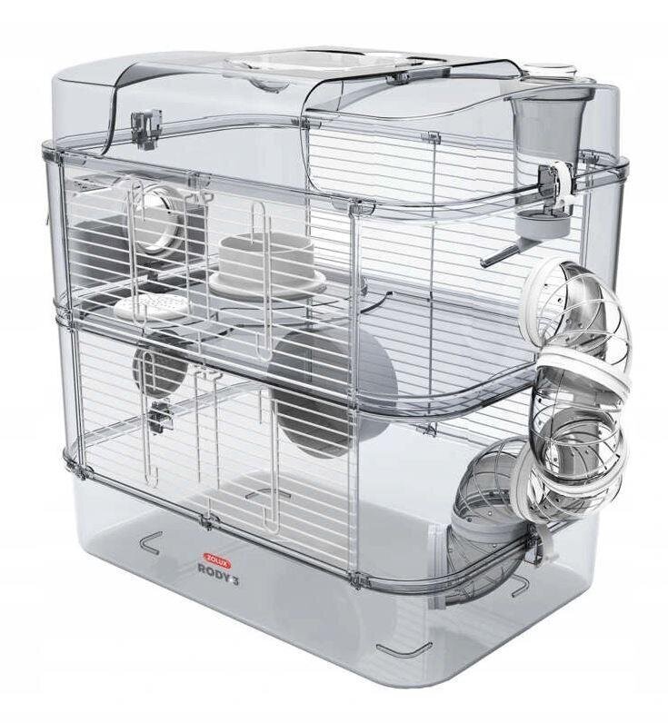 narvasziurkemszoluxrody3duo2caebreference belsilt Narvas žiurkėms Zolux Rody 3 Duo dviejų aukštų narvas