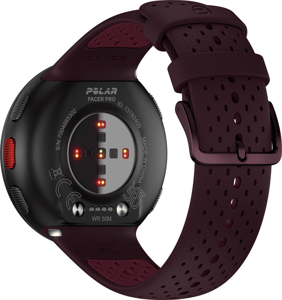polarpacerproslmaroonpurple51cc5onlinereference  belsilt Polar Pacer Pro Autumn Maroon  išmanusis laikrodis sportui
