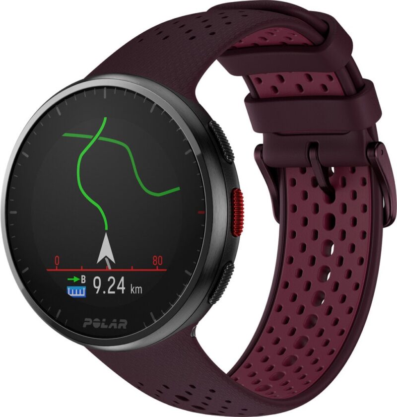 Polar Pacer Pro Autumn Maroon  išmanusis laikrodis sportui