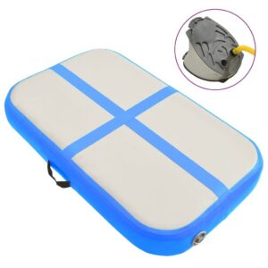 Pripučiamas gimnastikos kilimėlis 60x100x20 cm  PVC mėlynas