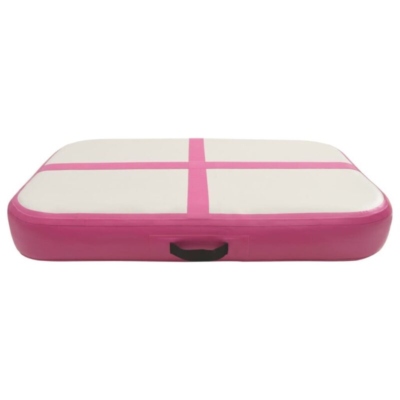 Pripučiamas rožinis gimnastikos kilimėlis 60x100x10cm PVC