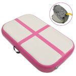 Pripučiamas rožinis gimnastikos kilimėlis 60x100x10cm PVC